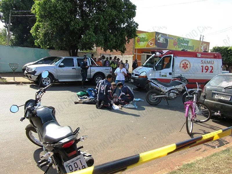 Idosa morre após ser atropelada por um motociclista em Três Lagoas