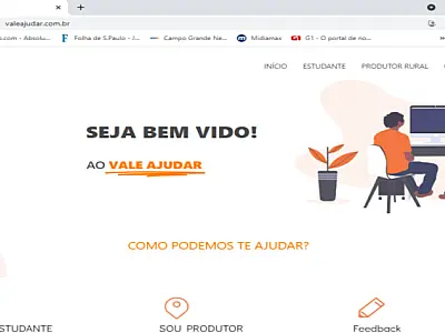 Bolsistas do Vale Universidade desenvolvem portal voltado a práticas do campo
