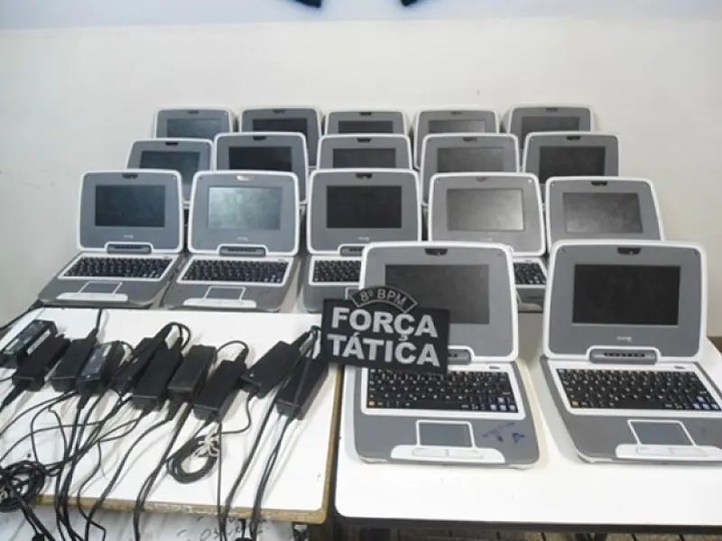 Computadores furtados de escola em Nova Andradina são recuperados