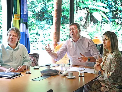 Governador se reúne com senadores para defender interesses de MS na reforma tributária