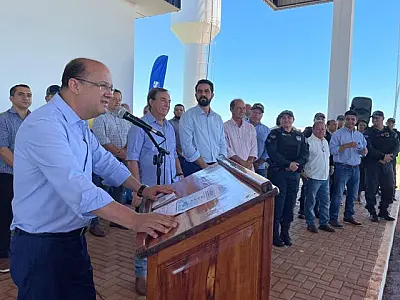 Governo de MS entrega base da PM rodoviária em Ipezal,