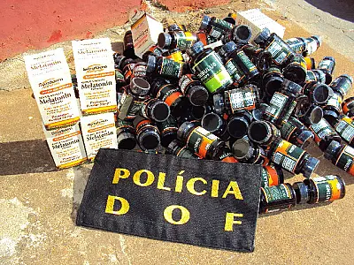 Suplementos alimentares são apreendidos na Operação Fronteira Integrada