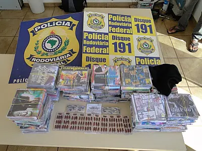 Casal é preso com CD's e comprimidos de sibutramina