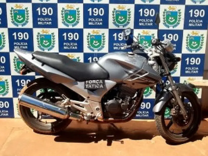 PM de Nova Andradina apreende moto furtada após denúncia