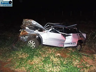 Acidente na MS-480 deixou mãe e filha feridas em Anaurilândia