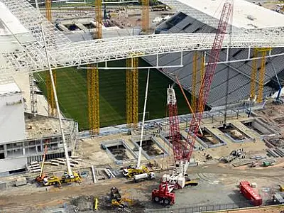 Corinthians marca 1º treino em novo estádio