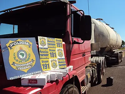 Motorista é preso com 400 caixas de cigarro contrabandeados