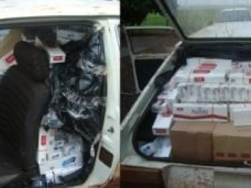 PMR apreende carro abarrotado de cigarros