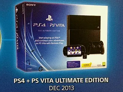 PlayStation 4 ganhará pacote com PS Vita em dezembro