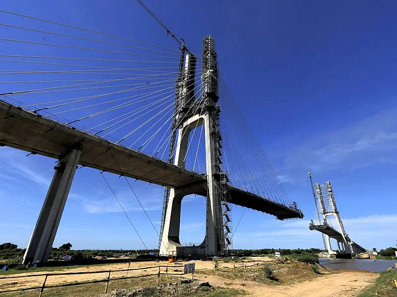 Ponte Internacional da Rota Bioceânica entra na fase final