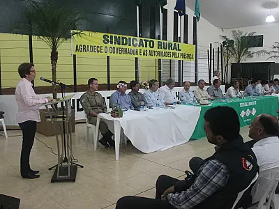 Em Chapadão do Sul, Tereza Cristina diz que investimentos e juros do Plano Safra surpreenderam setor agropecuário
