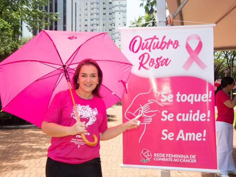 AÇÃO DA PREFEITURA LEVA PREVENÇÃO E CONSCIENTIZAÇÃO SOBRE O CÂNCER 
