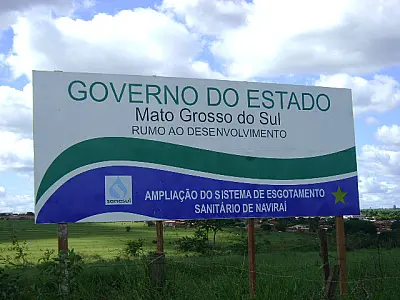 Puccinelli autoriza licitação de R$ 5,8 mi e duplica cobertura de esgotamento sanitário em Naviraí
