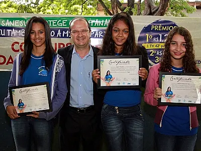 Três Lagoas foi palco do encerramento da premiação do Concurso de Redação Sanesul 2013