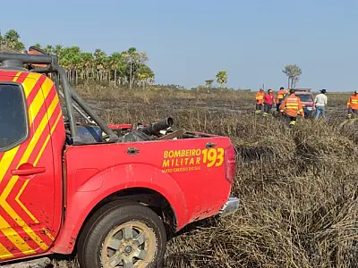 Com monitoramento integral, Bombeiros de MS atuam no combate a três incêndios florestais no Pantanal