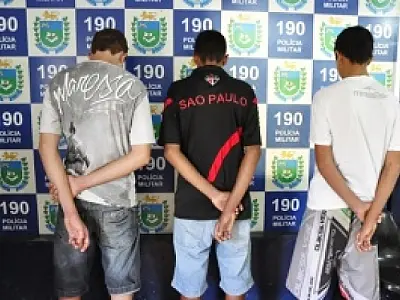 PM apreende trio por tráfico de drogas em Nova Andradina