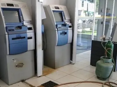 Ladrões tentam assaltar agência bancária em Sonora