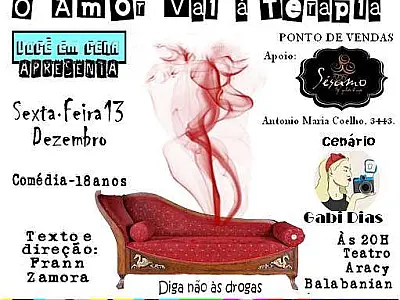 Comédia “O Amor vai à terapia” estreia nesta sexta, no Aracy Balabanian