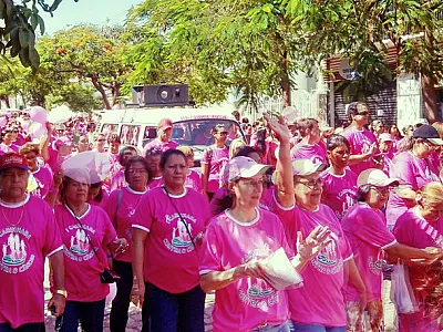Sanesul de Corumbá participa da I Caminhada contra o Câncer de Mama