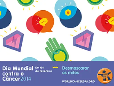 “Derrube os mitos” é o tema do Dia Mundial do Câncer 2014