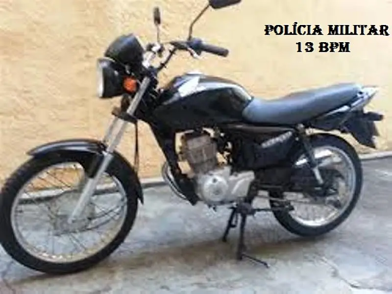 PM recupera motocicleta roubada em Aparecida do Taboado