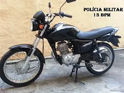 PM recupera motocicleta roubada em Aparecida do Taboado