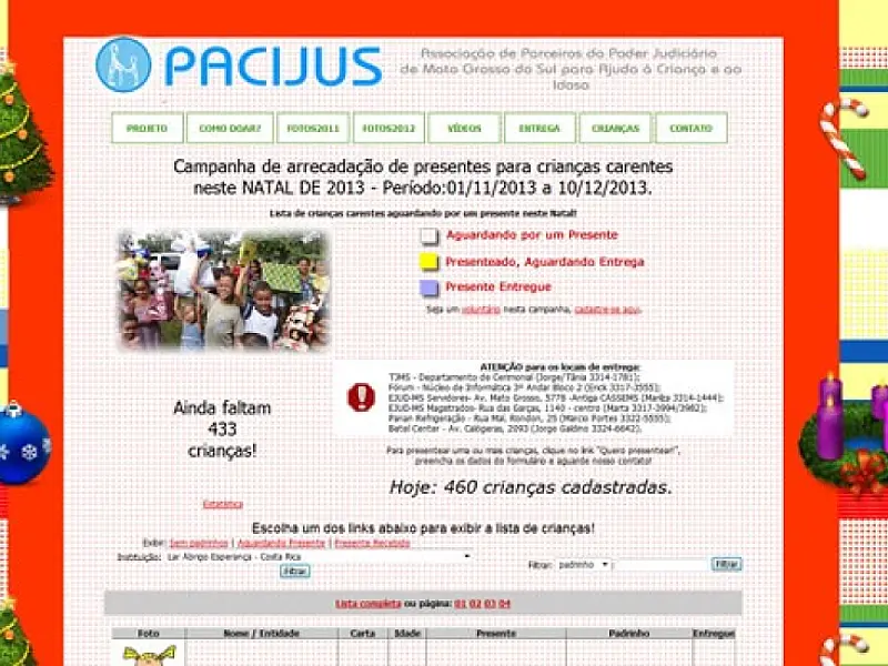 Pacijus lança campanha para o Natal 2013