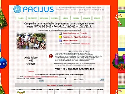 Pacijus lança campanha para o Natal 2013