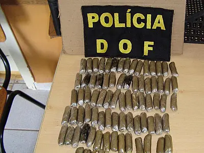 DOF apreende jovem com 770 gramas de cocaína
