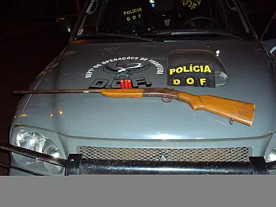 DOF encontra arma abandonada em Mundo Novo