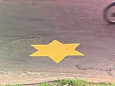 Agência usa pintura de estrela em campanha contra acidentes em MS