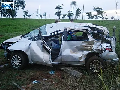 Morador de Nova Andradina morre após acidente na MS-395