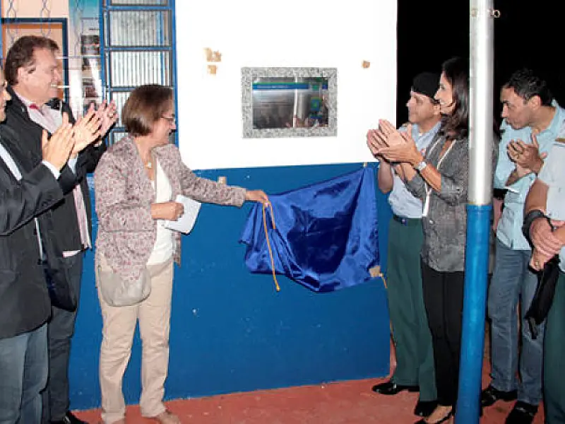 Inaugurado posto da PM com projeto “Bom de Bola, Bom na Escola”