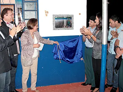 Inaugurado posto da PM com projeto “Bom de Bola, Bom na Escola”