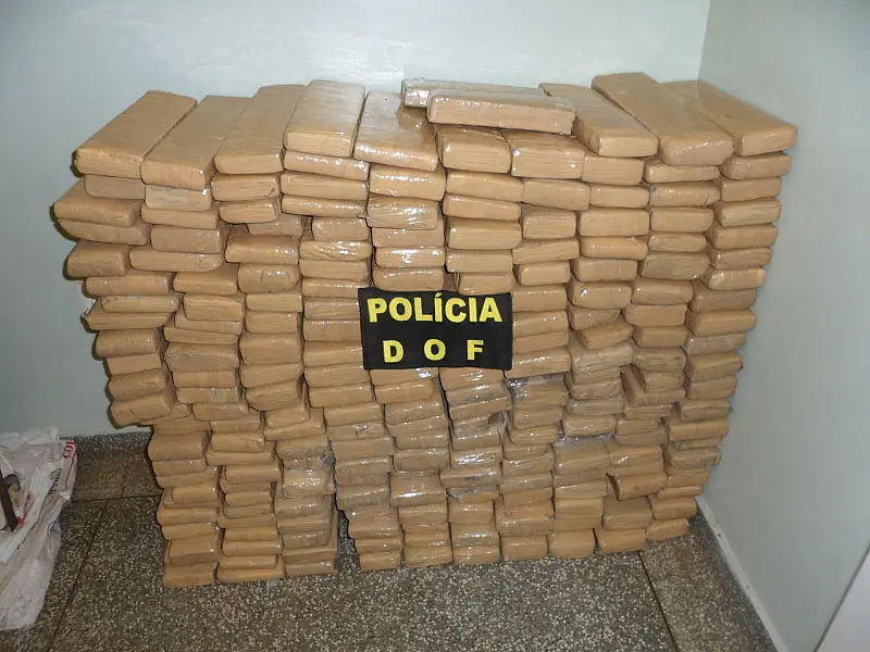 DOF apreende 242 kg de maconha em veículo na MS 162
