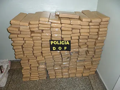 DOF apreende 242 kg de maconha em veículo na MS 162