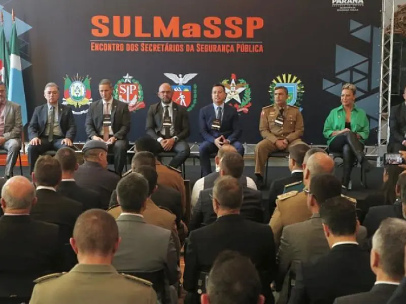 Secretários de Segurança do MS, PR, SC, RS e SP se reúnem