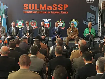 Secretários de Segurança do MS, PR, SC, RS e SP se reúnem