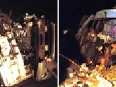 Colisão entre carreta e caminhão deixa duas vítimas fatais em Bataguassu