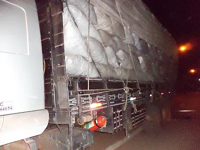 Carvoeiro é autuado em R$ 23,5 mil; caminhão com carga de carvão ilegal é apreendido