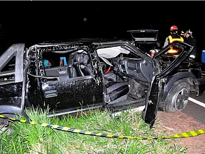 Acidente na MS-276 deixa quatro vítimas fatais; dano no pneu pode ter sido a causa