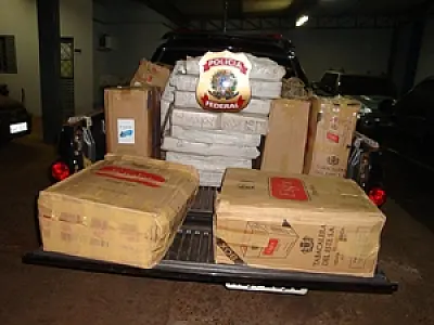 PF apreende mais de uma tonelada de maconha em casa de Ponta Porã