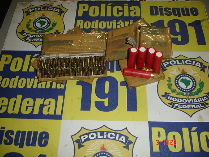 PRF prende homem transportando quase 300 munições