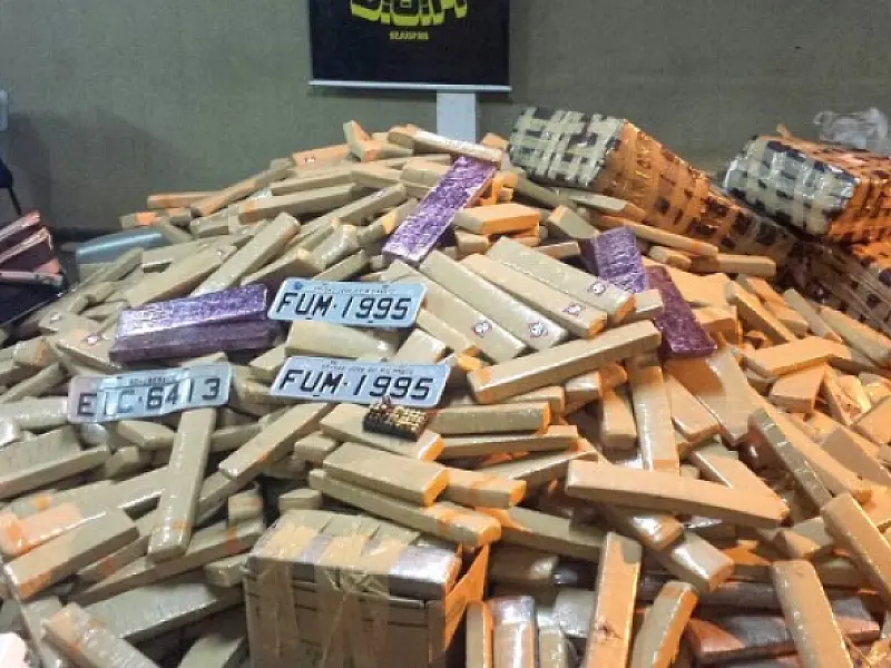 Líder de facção criminosa é preso pelo DOF com mais de duas toneladas de maconha