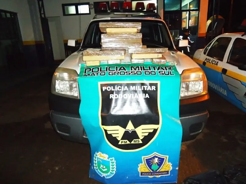 Adolescente é apreendido com mais de 20 kg de droga na MS-276