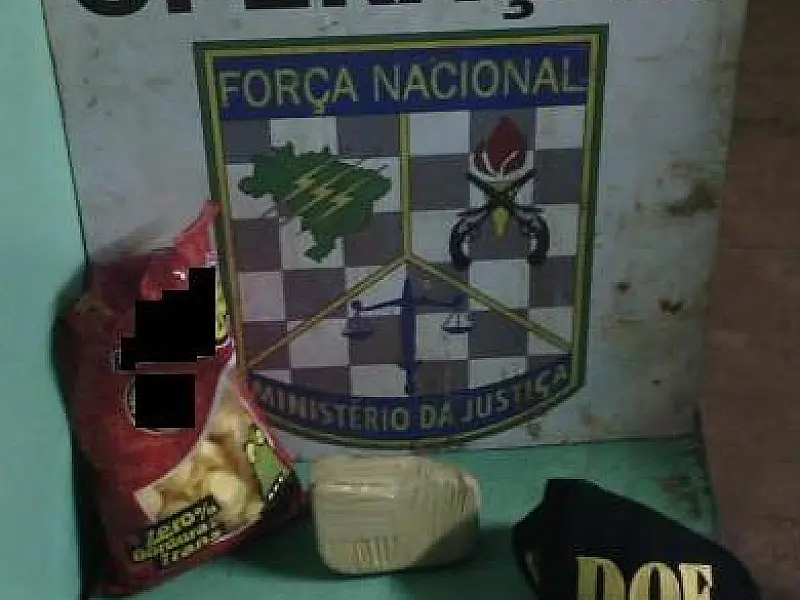 DOF E FN apreendem pasta base de cocaína em ônibus