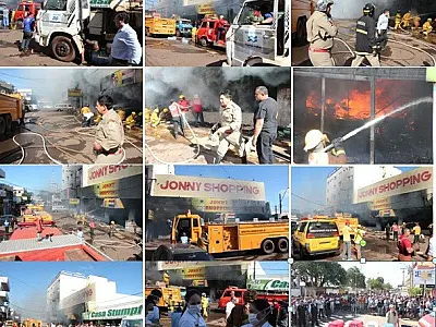 Bombeiros acreditam que curto circuito tenha provocado incêndio em Pedro Juan