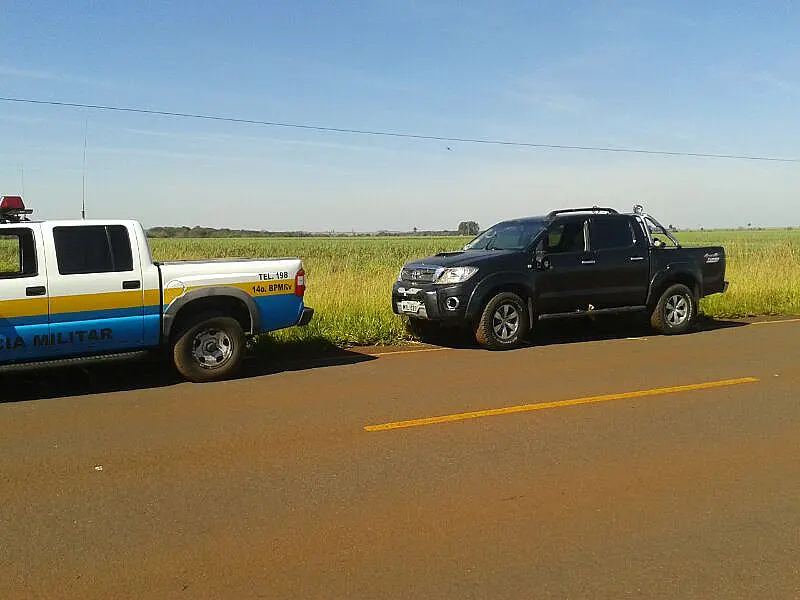 PMR recupera Hilux roubada em menos de 24h