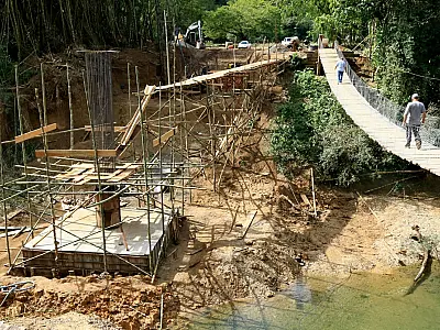 Estado constrói ponte de concreto no Rio Salobra e beneficia turismo e agronegócio