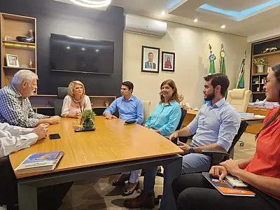 Em reunião com prefeitura, direção da MSGÁS reafirma plano de expansão para Sidrolândia